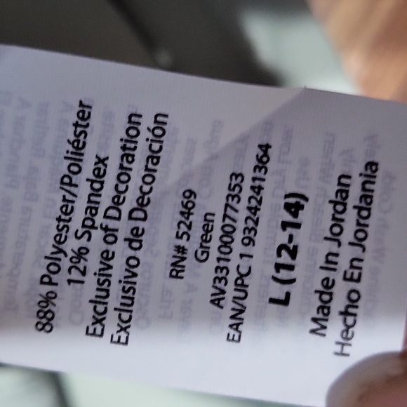 Womens L NWOT Sea green moss Avia zippered hoodie zip up - Picture 5 of 6